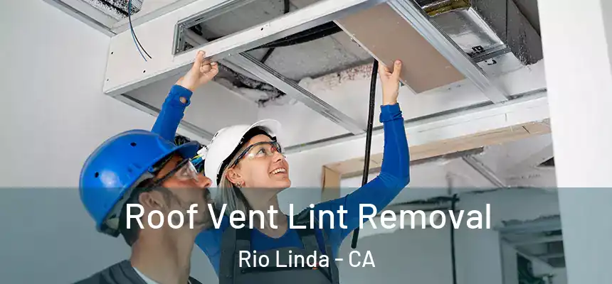 Roof Vent Lint Removal Rio Linda - CA